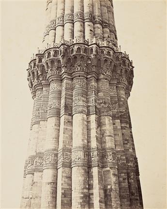 SAMUEL BOURNE (1834-1912) A group of 17 photographs depicting historical landmarks in Delhi. 1860s.